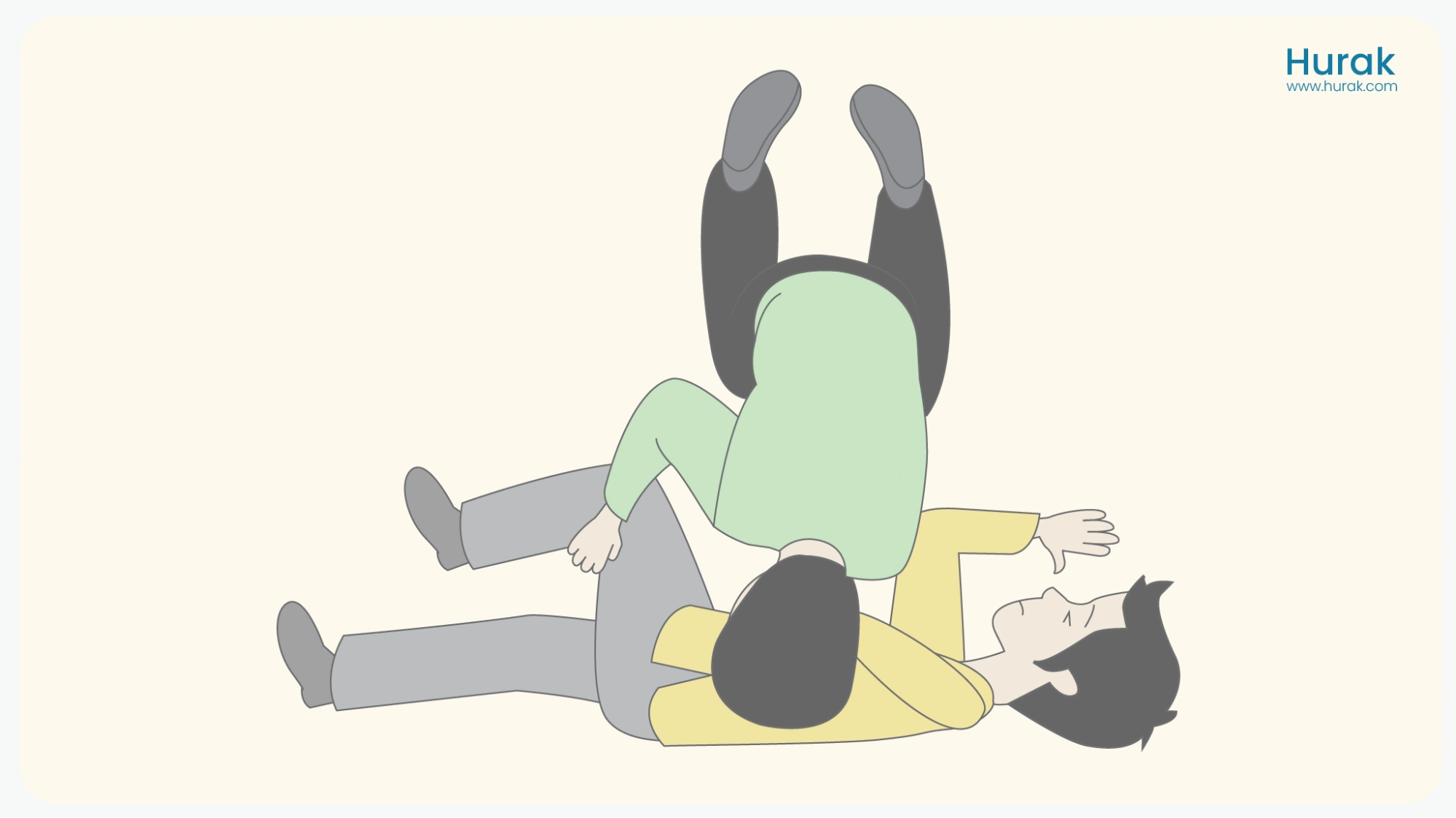 Position for Recovery During First Aid Seizure