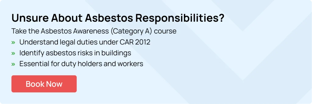 Hurak banner promoting the asbestos awareness course with Hurak 