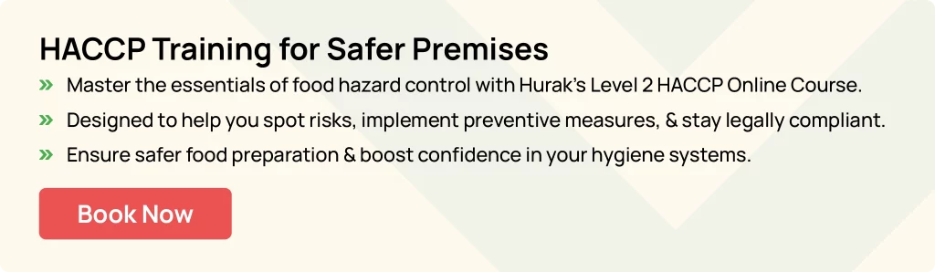 Learn food safety with our Level 2 HACCP Course Prevent pest risks with a strong system in place.