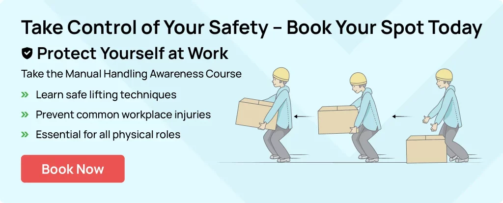 Hurak banner promoting the manual handling course with Hurak Image file name: manual-handling-course-banner