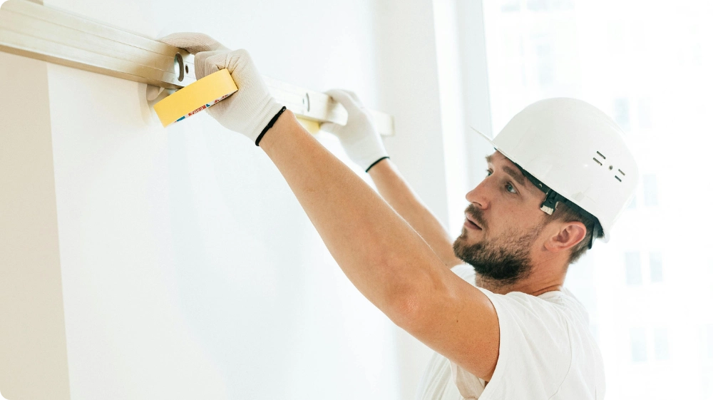 Practical skills in action on a UK construction site, NVQ Level 6 explained.