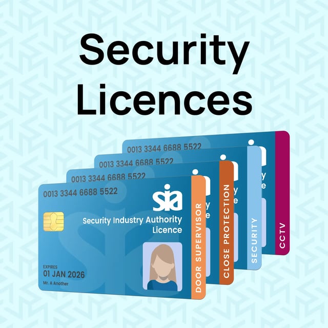 SIA Security Licences