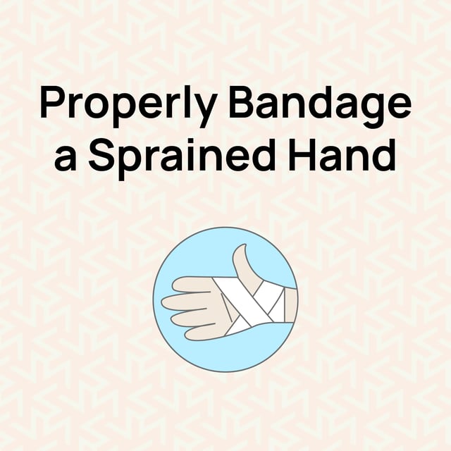 properly-bandage-a-sprained-hand
