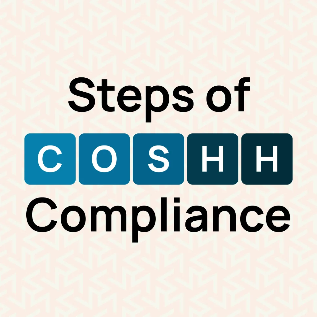 Steps of COSHH compliance Infographics