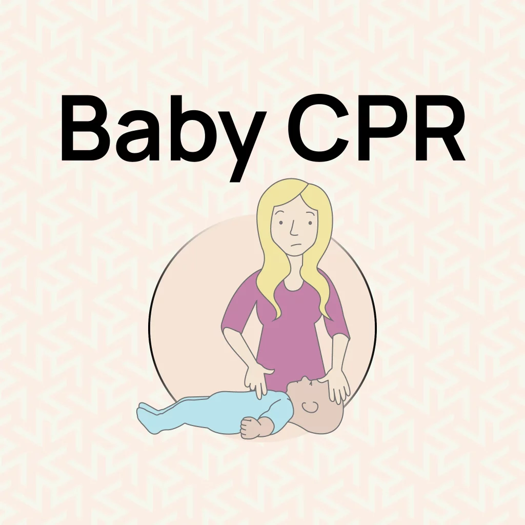 Baby CPR guide inforgraphic
