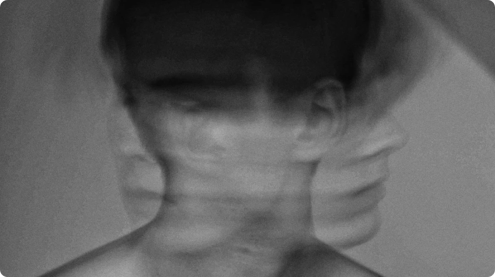 Abstract blurred image showing dual emotions symbolising bipolar disorder mood swings 