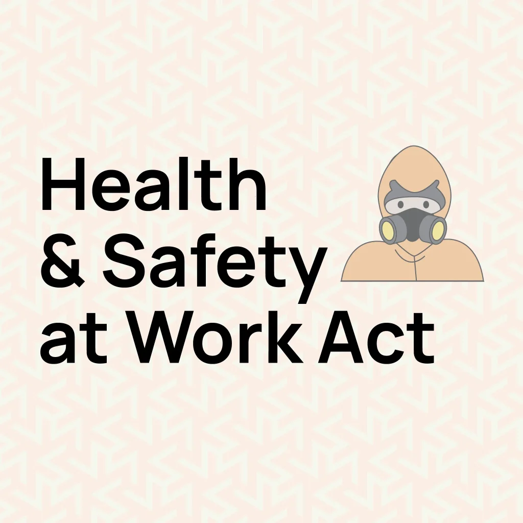 Health and Safety at Work Act 1974 infographics