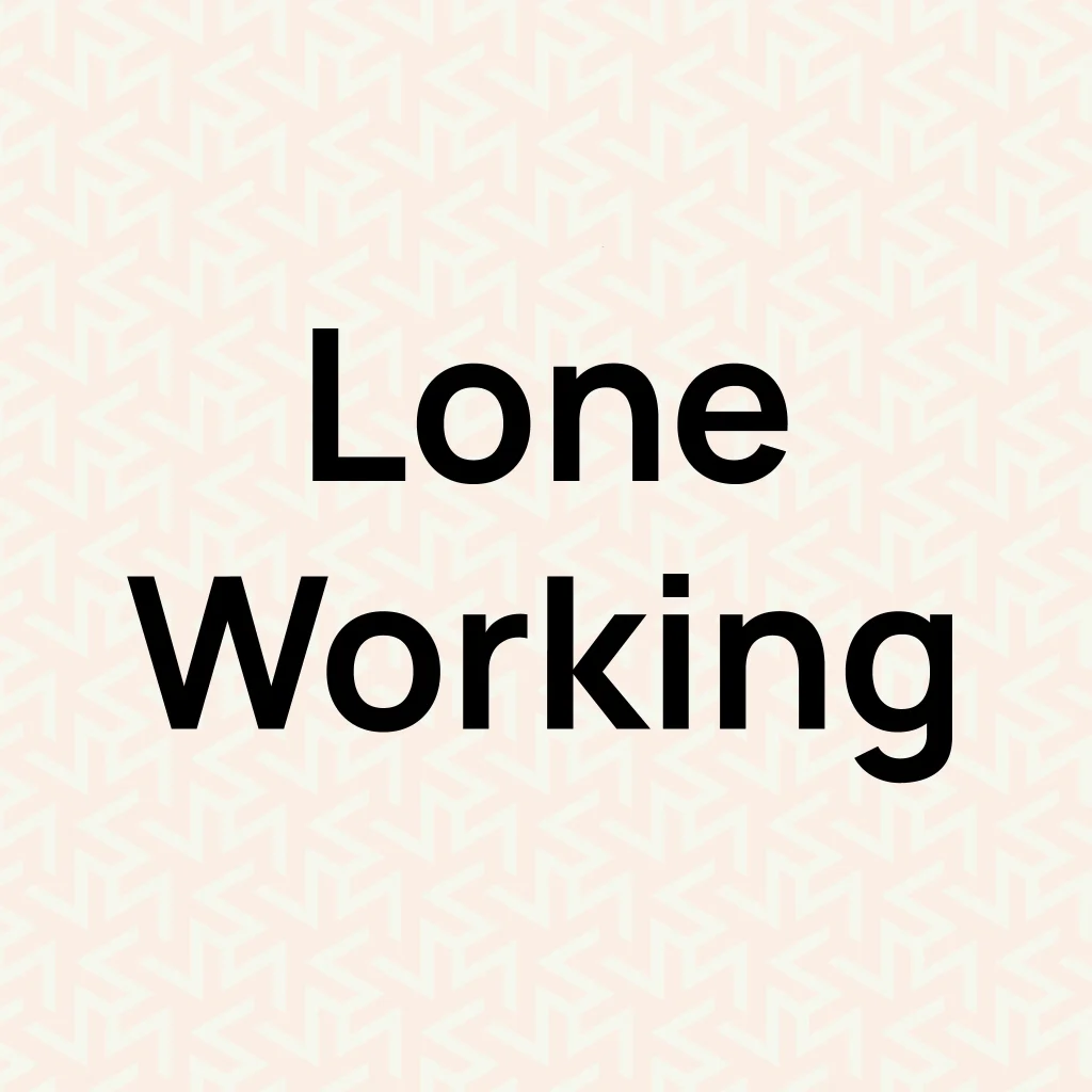 Lone Working Safety Explained Infographics