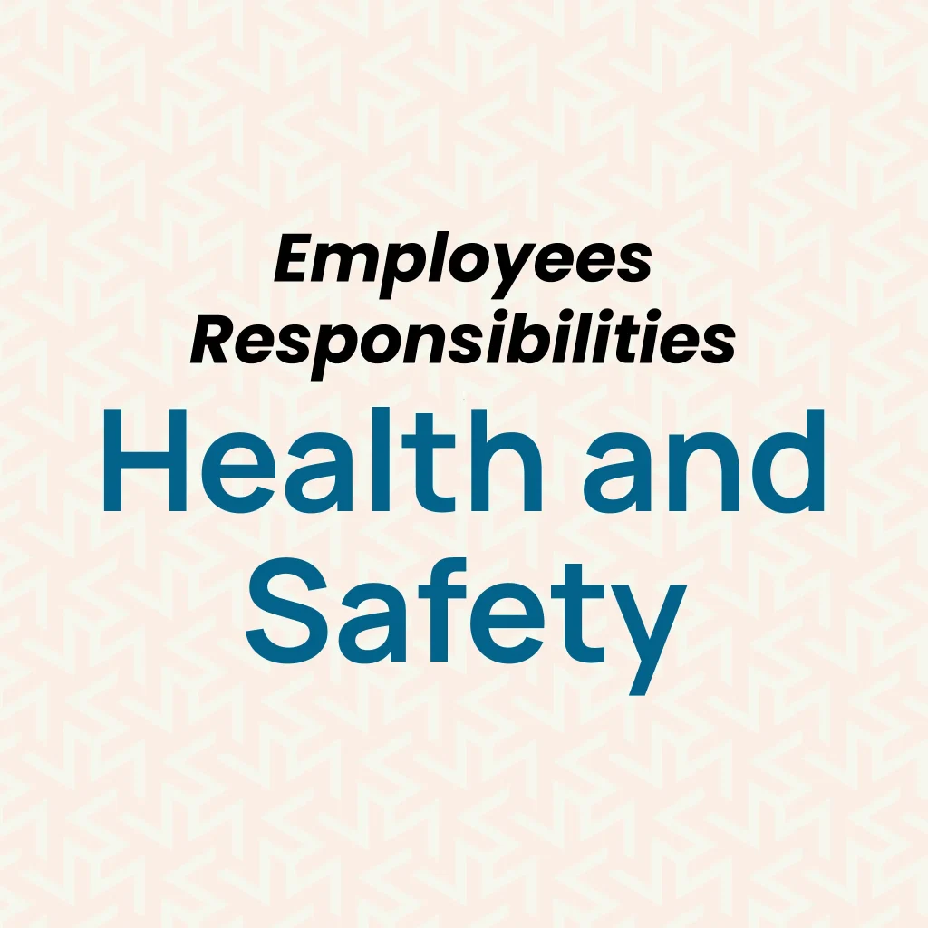 employees’ responsibilities for health and safety infographics