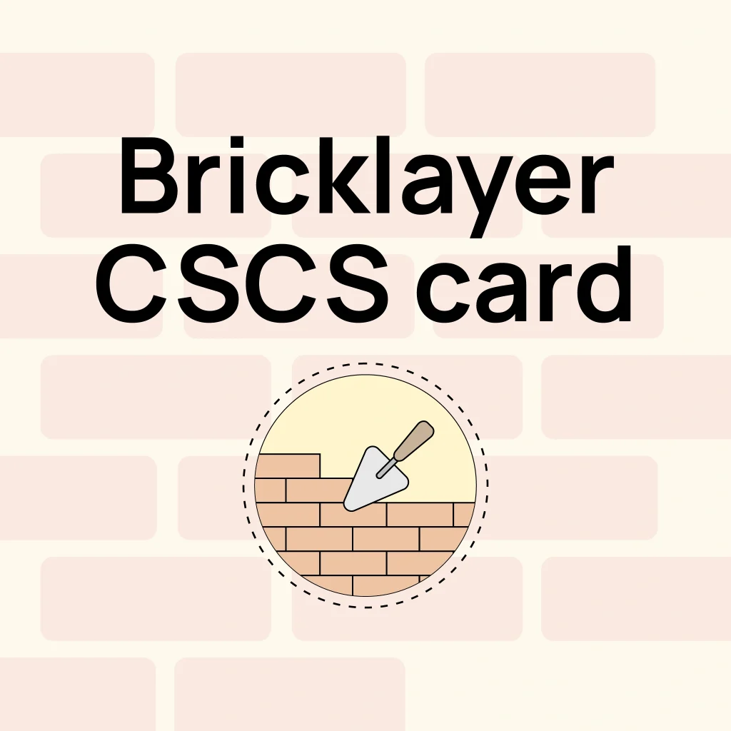 Bricklayer CSCS Card Infographics