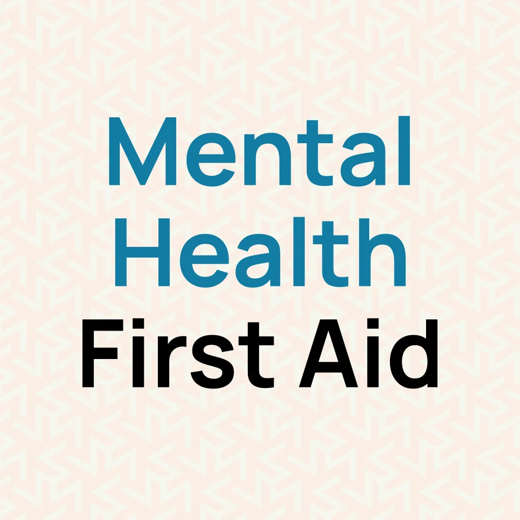 mental health first aid infographic