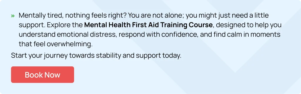 Hurak’s Banner Promoting Mental Health First Aid Training Course. 