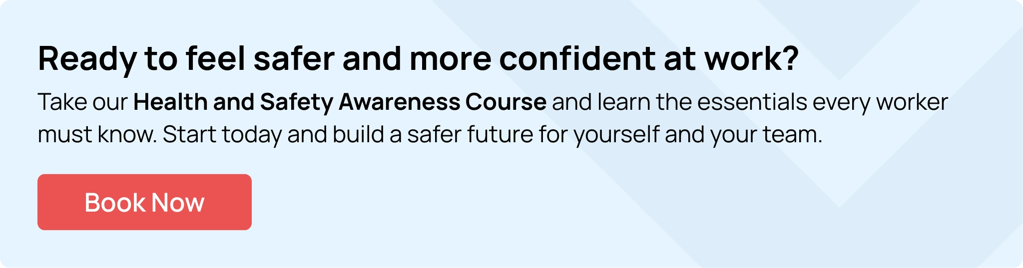 Hurak banner promoting a health and safety awareness course: learn the essentials every worker must know.