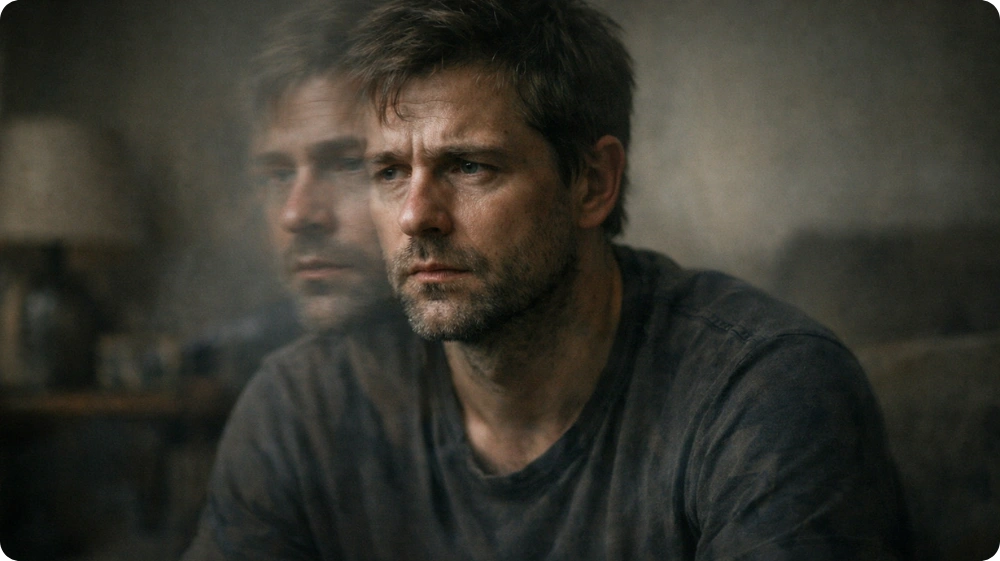 Illustration representing a personality disorder.