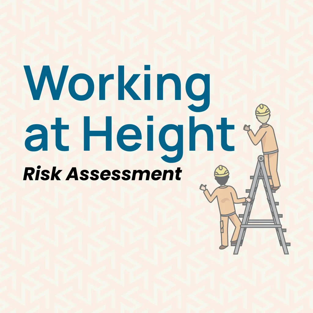 working at height risk assessment Infographics